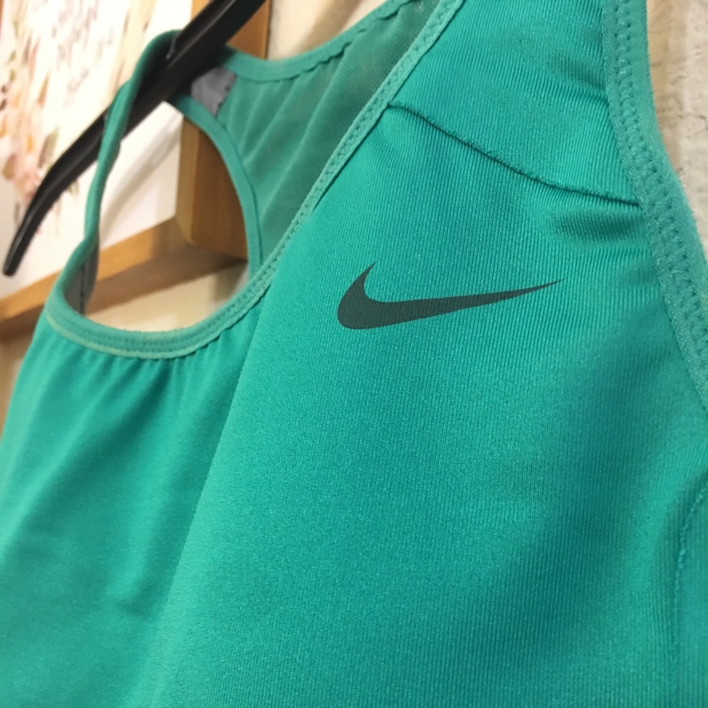 Green Nike Sports Bra
